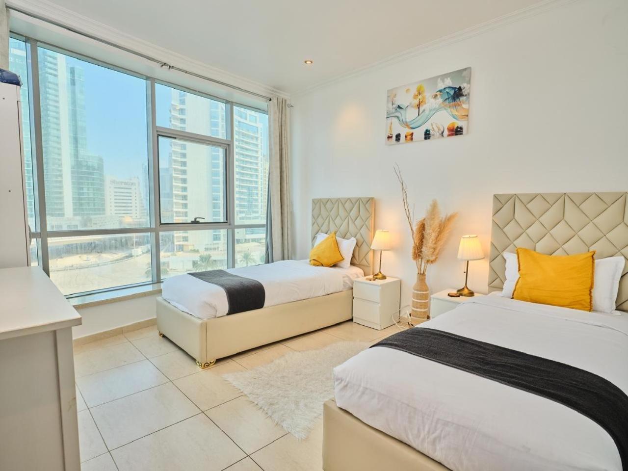 Wonderful Two Bed Room With Full Marina View 두바이 외부 사진