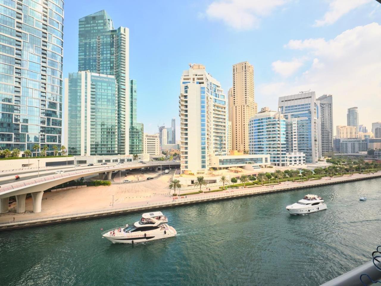 Wonderful Two Bed Room With Full Marina View 두바이 외부 사진